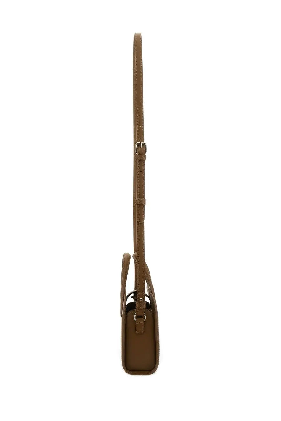 A.P.C Women's Demi Lune Tote Bag Small Brown, view 3