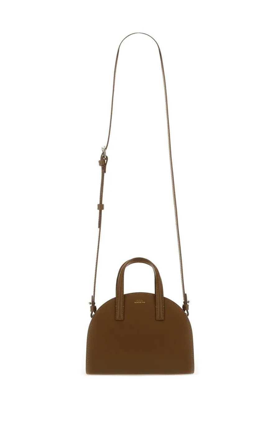 A.P.C Women's Demi Lune Tote Bag Small Brown