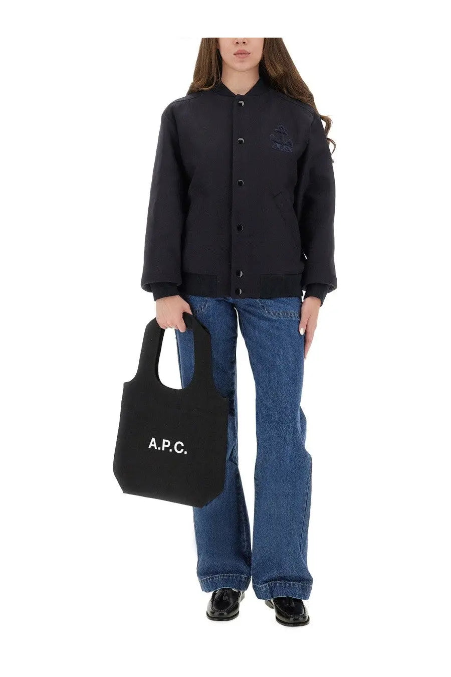 A.P.C Women's Micky Jacket Blue, view 2