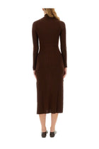 A.P.C Women's Midi Dress Marianna Brown, view 3