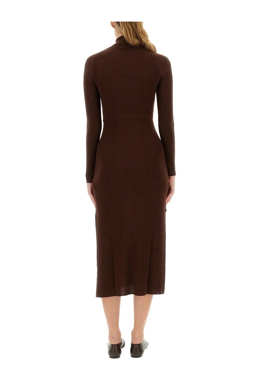 A.P.C Women's Midi Dress Marianna Brown, view 3