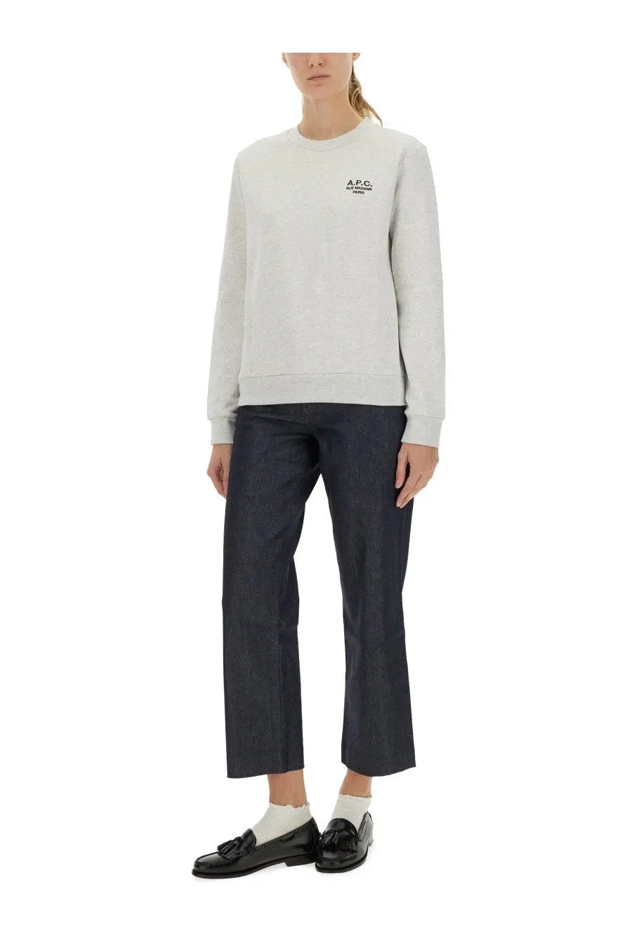 A.P.C Women's Rue Madame Sweatshirt Grey, view 2