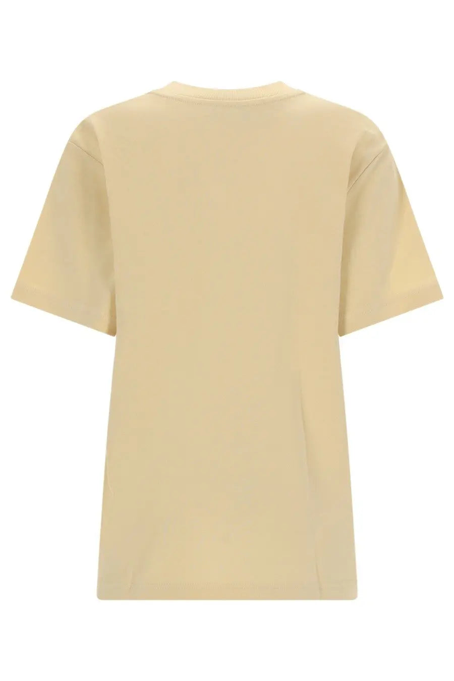 A.P.C women’s beige short-sleeved crew neck t-shirt with relaxed fit made from soft fabric for casual wear