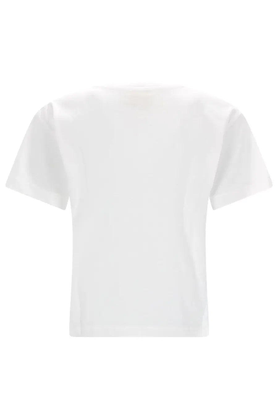 A.P.C women’s white short-sleeved t-shirt with a simple clean design made from soft cotton fabric