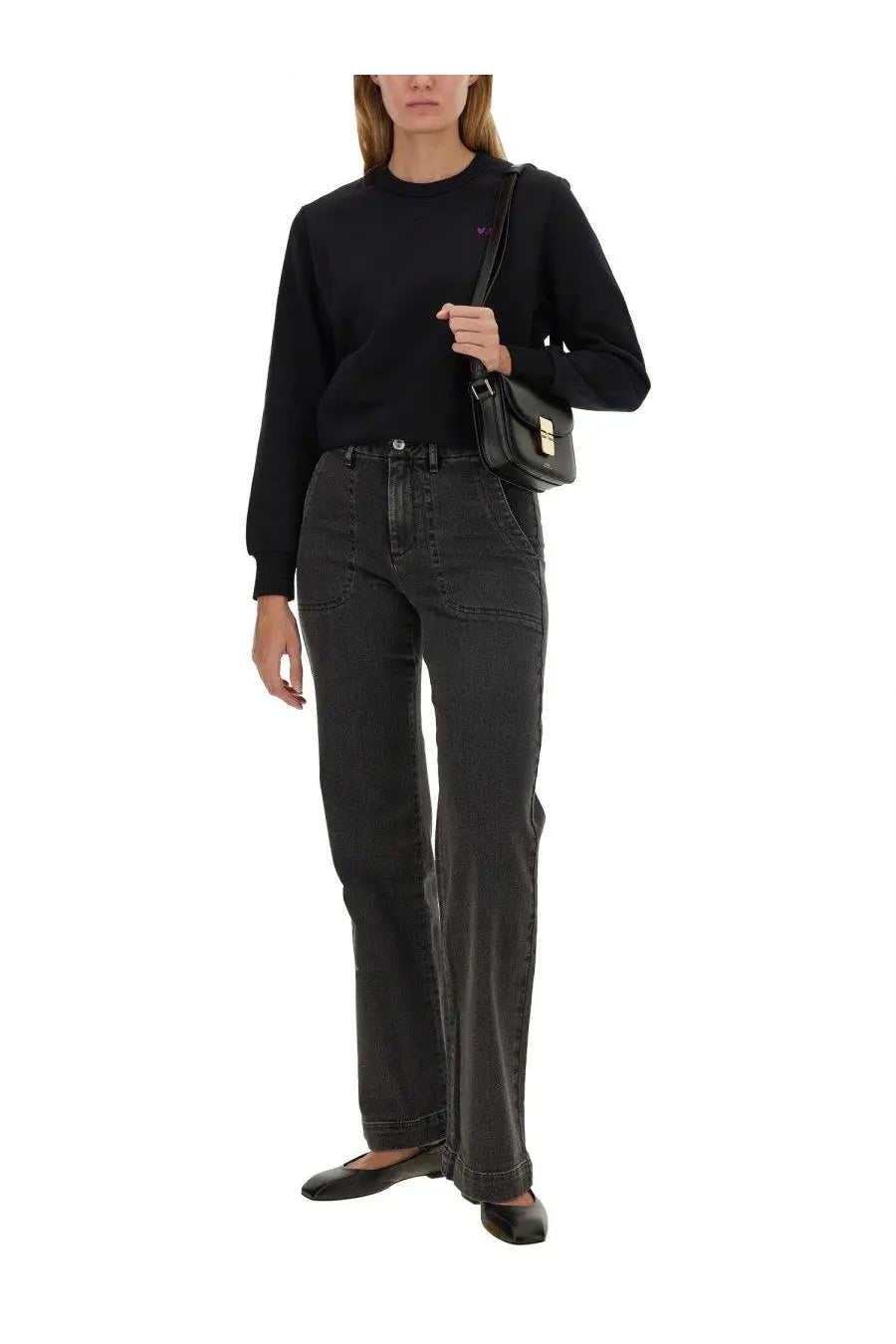 A.P.C Women's Sweatshirt Black, view 2