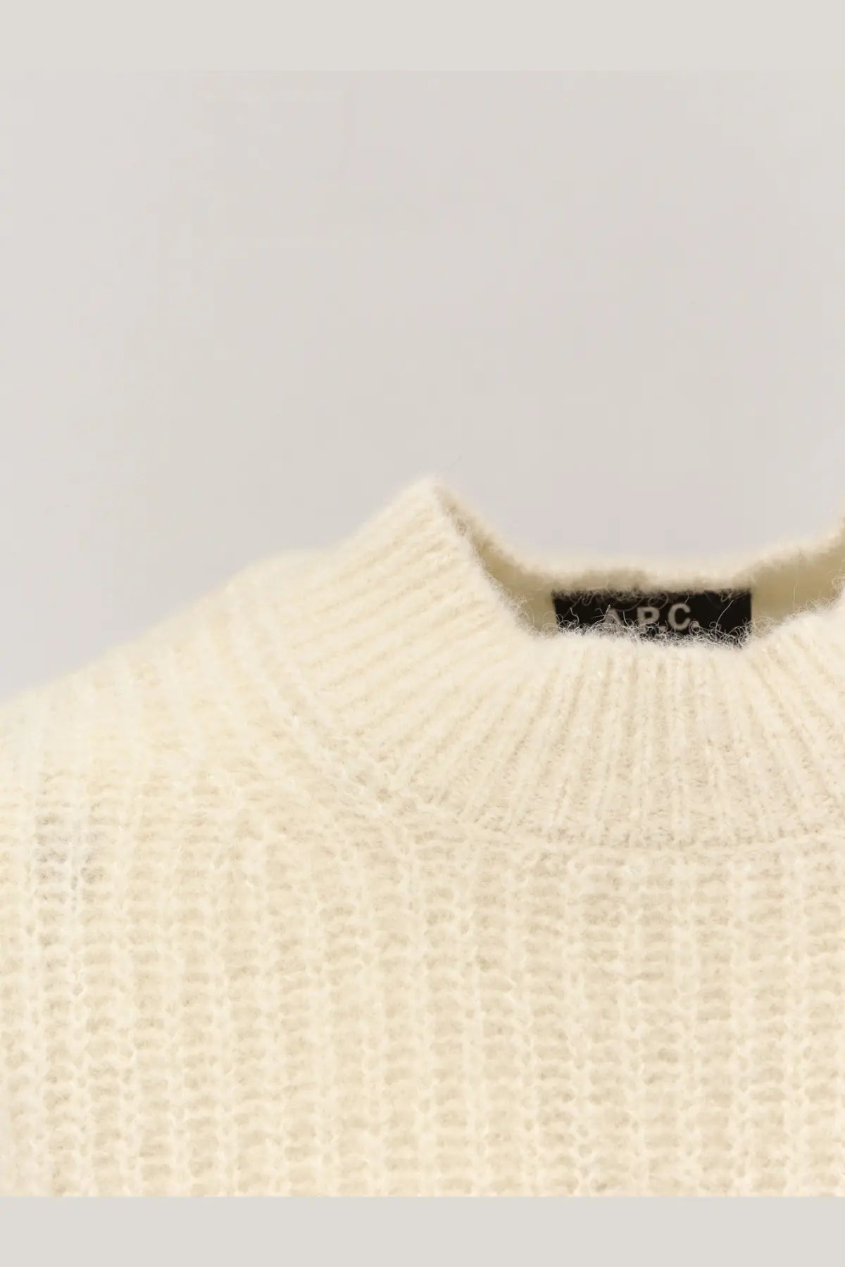 A.P.C Women's Wool Blend Sweater White, view 3