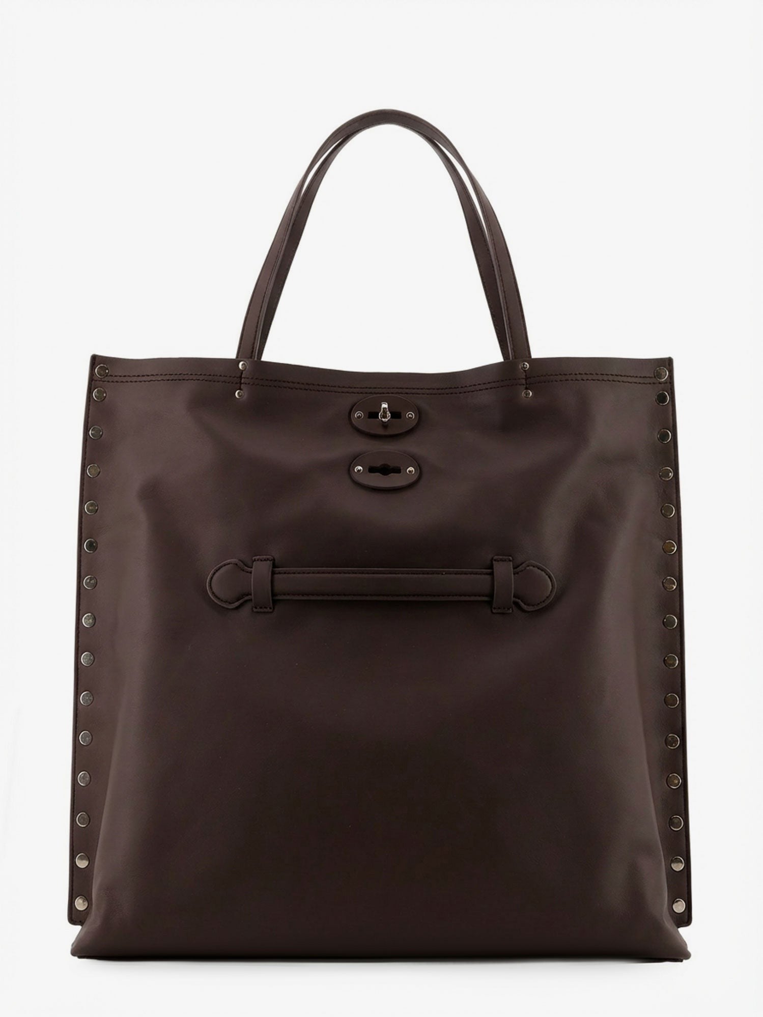 Zanellato Women's Spasso Leather Shopping Bag Brown Zanellato