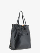 Zanellato Women's Spasso Leather Shopping Bag Black, view 3