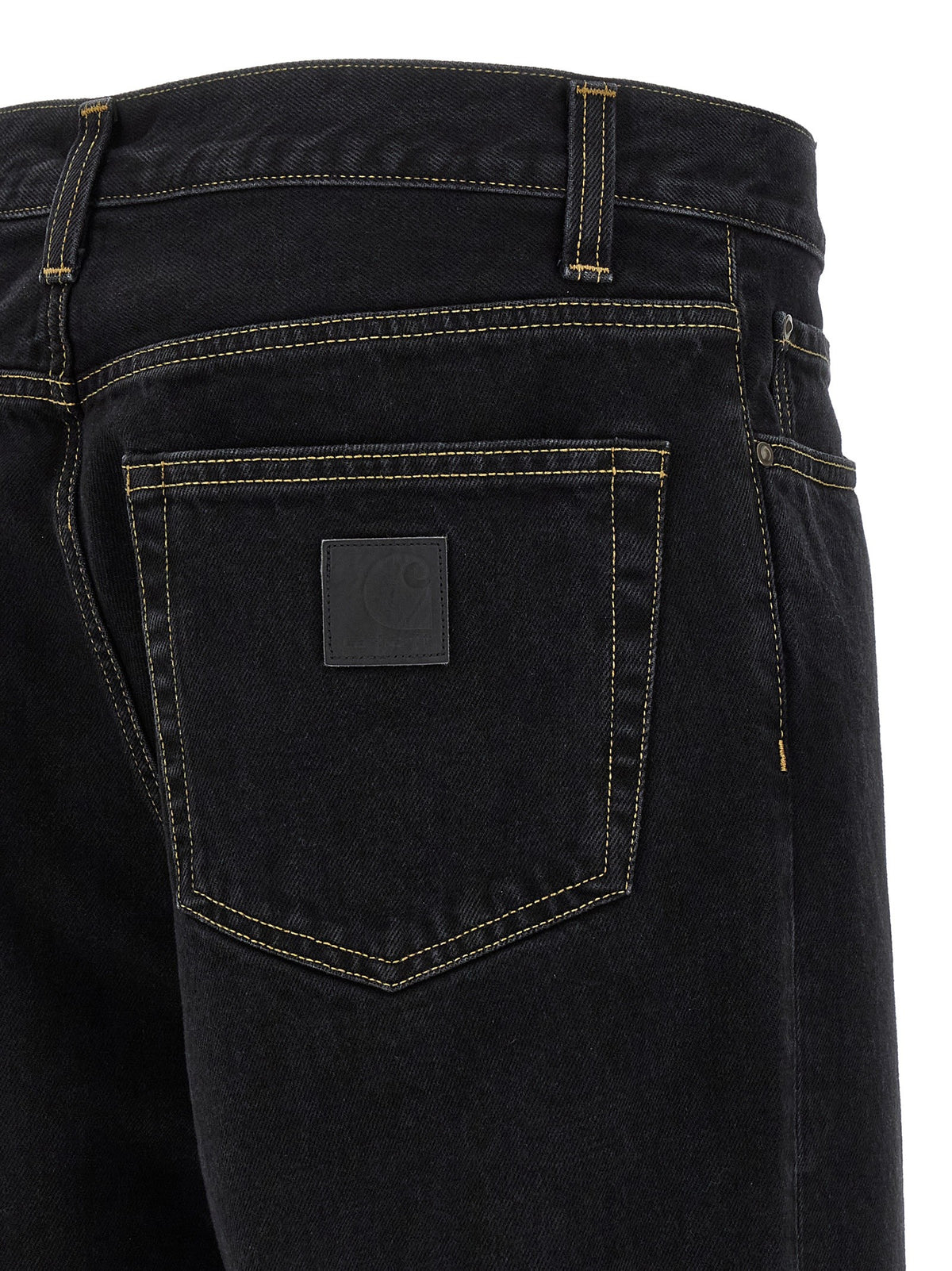 Carhartt Wip Aaron Jeans Black, view 4