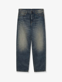 Carhartt Wip Men's Aaron Pant Blue Denim Jeans Blue