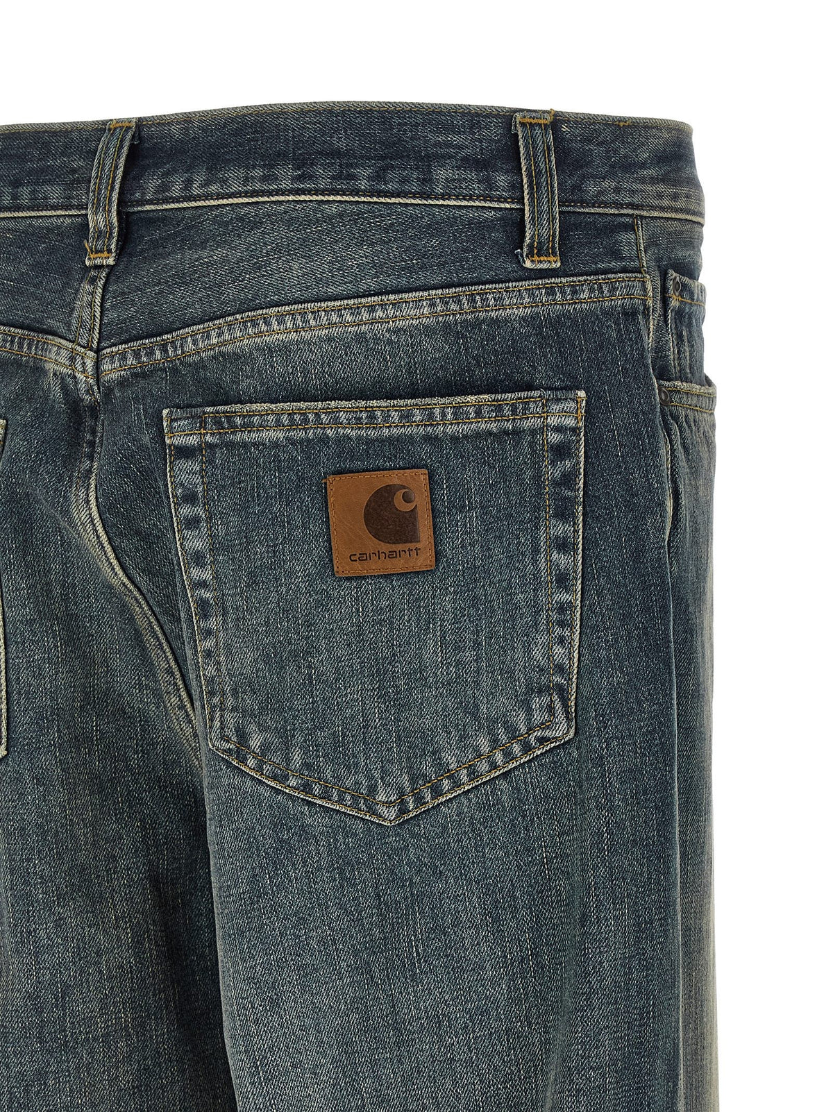 Carhartt Wip Aaron Pants Jeans Grey, view 4