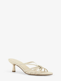Aeyde Women's Abby Leather Sandals White