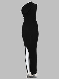 Rick Owens Women's Abito Athena in Maglia Black