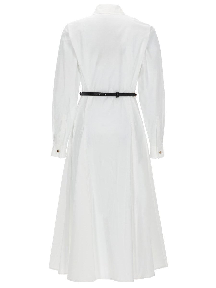 Max Mara Women's Abito Chemisier in Popeline White