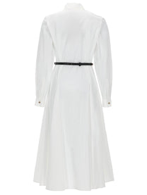 Max Mara Women's Abito Chemisier in Popeline White
