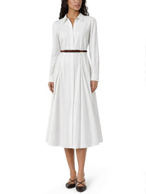 Max Mara Women's Abito Chemisier in Popeline White