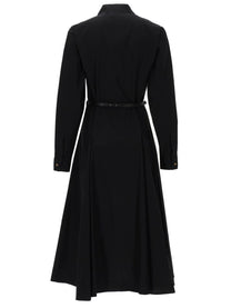 Max Mara Women's Abito Chemisier in Popeline Black