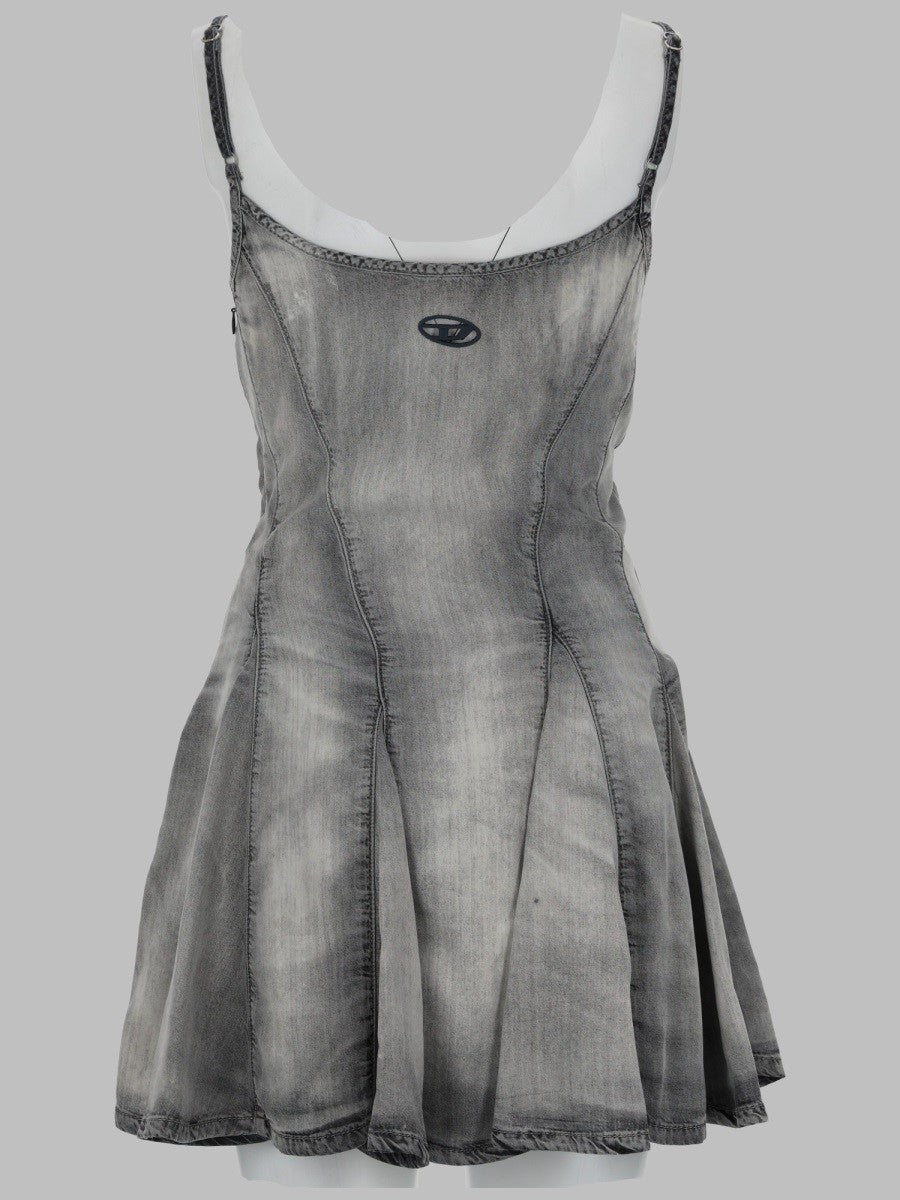 Diesel Women's Abito Corto DE Spoky Grey