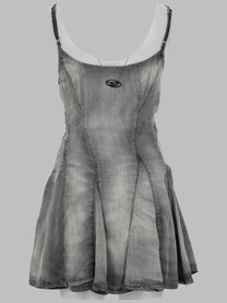 Diesel Women's Abito Corto DE Spoky Grey