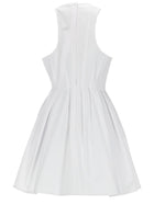 Sportmax Women's Cotton Short Dress White, view 2