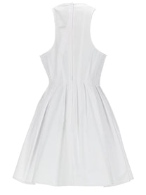 Sportmax Women's Abito Corto in Cotone White