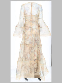 Zimmermann Women's Abito DA Sera Rebellion Lantern Beige