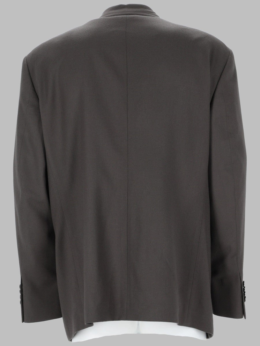 Giorgio Armani Men's Abito Doppiopetto over in Lana Grey