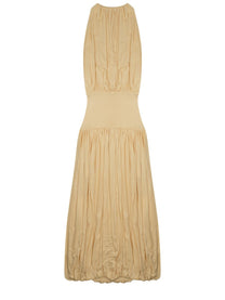 Toteme Women's Abito Drappeggiato Yellow