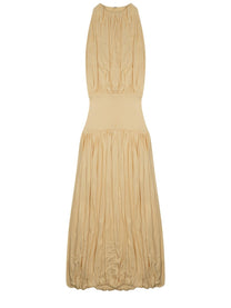 Toteme Women's Abito Drappeggiato Yellow