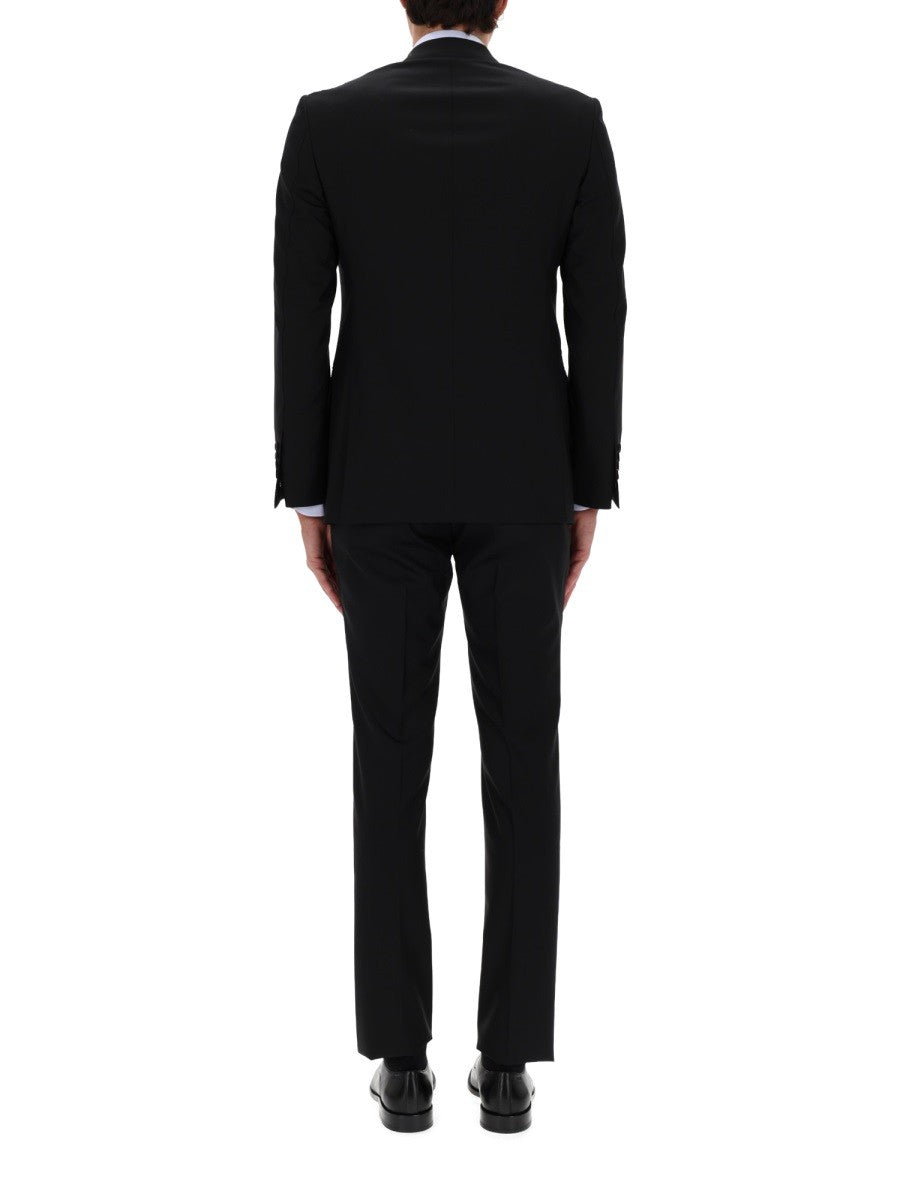 Tom Ford Men's Abito Grand Overcheck Shelton Black