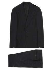 Tom Ford Men's Abito Grand Overcheck Shelton Black