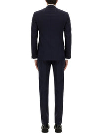 Tom Ford Men's Abito Grand Overcheck Shelton Blue