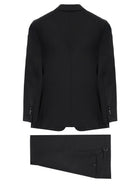 Tom Ford Men's Grand Overcheck Shelton Suit Black, view 3
