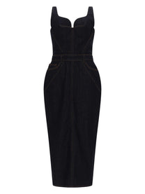 Givenchy Women's Abito in Denim Grezzo Blue