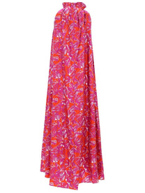 Max Mara Women's Abito in Twill DI Seta Stampata Pink