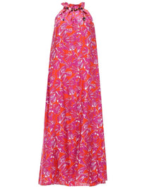 Max Mara Women's Abito in Twill DI Seta Stampata Pink