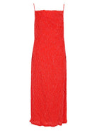 Bottega Veneta Women's Viscose Fil Coupé Dress Red