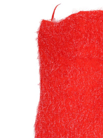 Bottega Veneta Women's Viscose Fil Coupé Dress Red