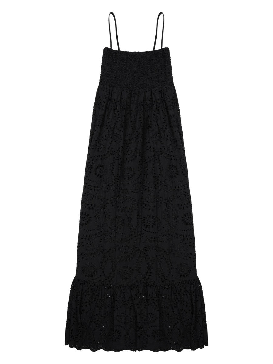 Mc2 Saint Barth Women's Abito Jemma in Cotone Black