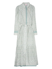 Mc2 Saint Barth Women's Abito Jensen in Cotone Green