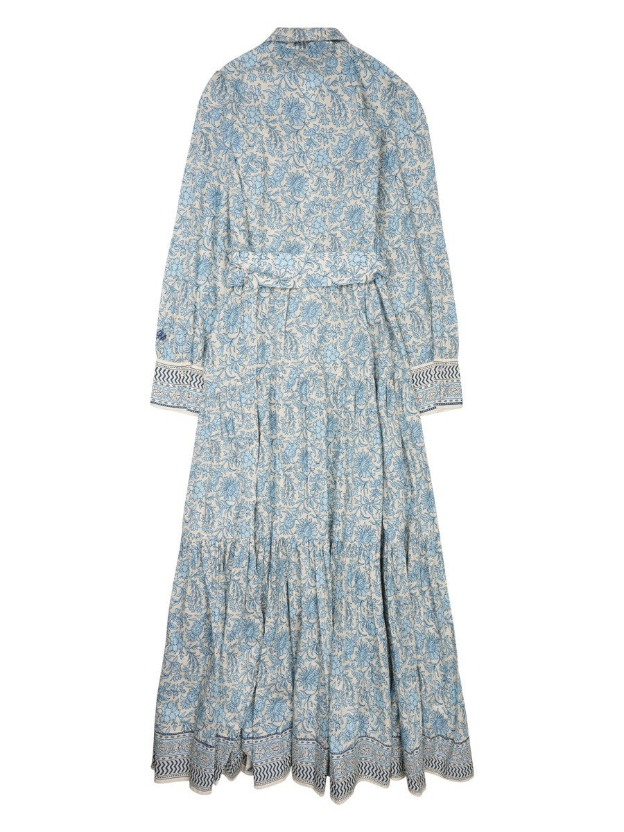 Mc2 Saint Barth Women's Cotton Jensen Dress Blue, view 2