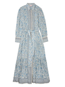 Mc2 Saint Barth Women's Abito Jensen in Cotone Blue