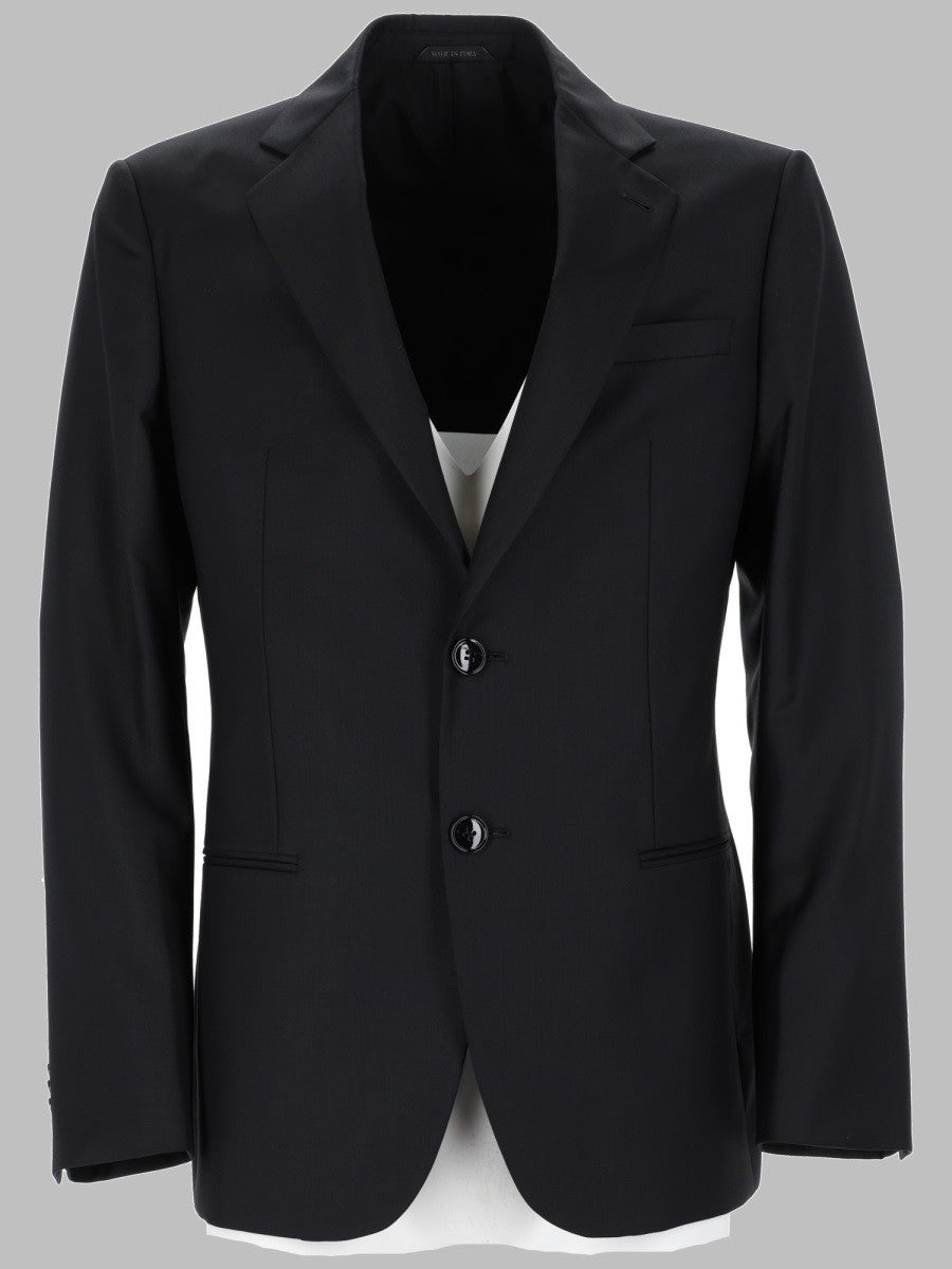 Giorgio Armani Men's Abito Linea Soho Monopetto in Lana Grey