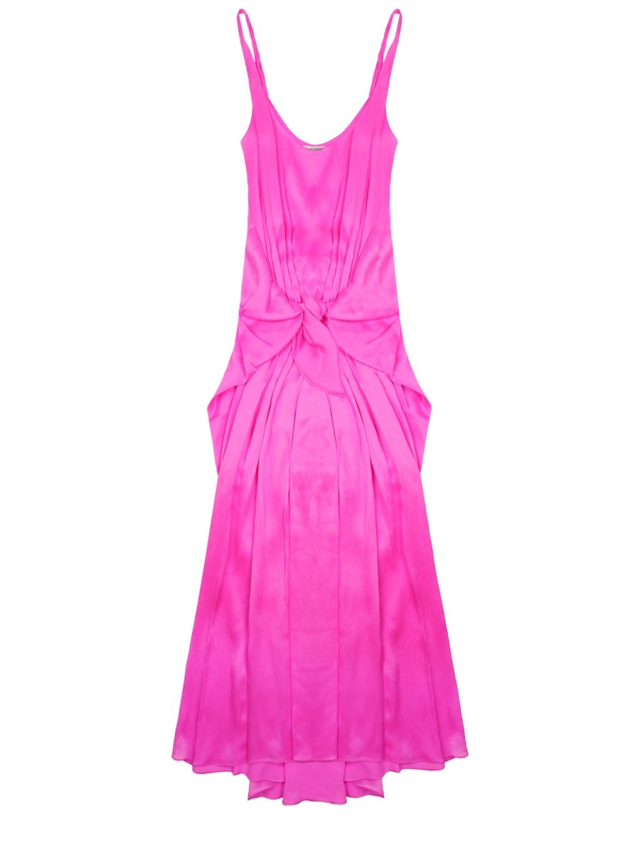 JW Anderson Women's Long Dress with Knot Blue