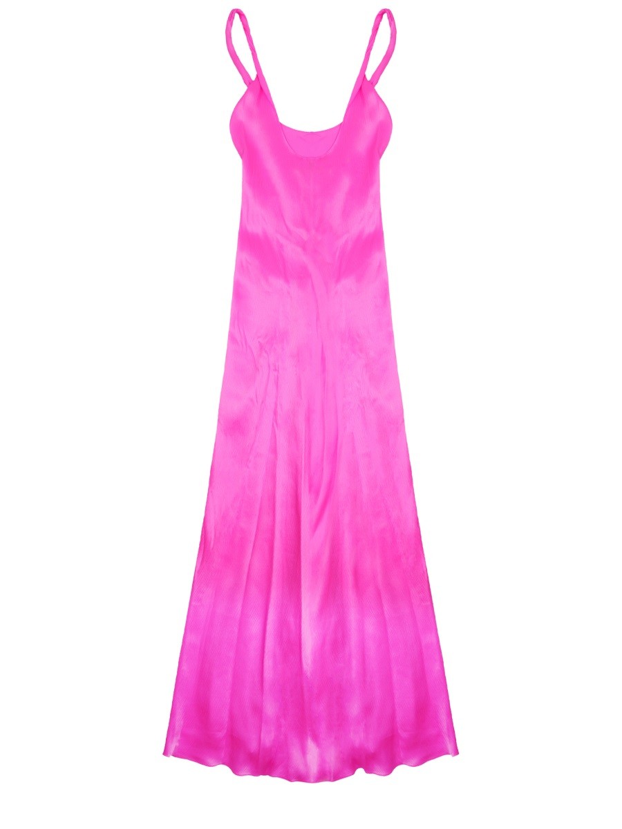 JW Anderson Women's Long Dress with Knot Blue, view 3