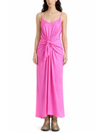JW Anderson Women's Long Dress with Knot Blue, view 2