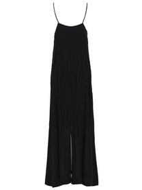 Nude Women's Abito Lungo Con Scollo Black