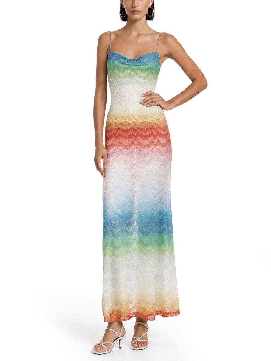Missoni Women's Abito Lungo Copricostume Multicolor