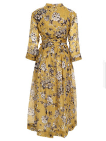 S MAX MARA Women's Abito Lungo Estremo Yellow