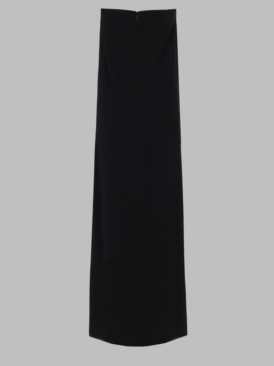 CO Women's Abito Lungo in Viscosa Black